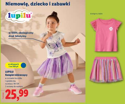 LUPILU Komplet dziewczęcy