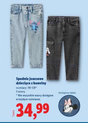 Spodnie jeansowe dziecięce z bawełny