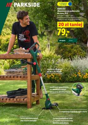 PARKSIDE Akumulatorowa podkaszarka do trawy 20 V