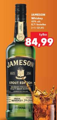 JAMESON Whiskey 40% alk. 0,7 l butelka
