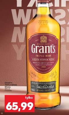 GRANT'S TRIPLE WOOD Whisky