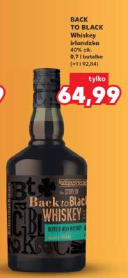 BACK TO BLACK Whiskey irlandzka