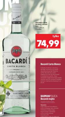 BACARDI CARTA BLANCA, SPICED