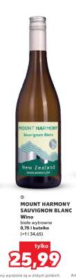 MOUNT HARMONY SAUVIGNON BLANC
