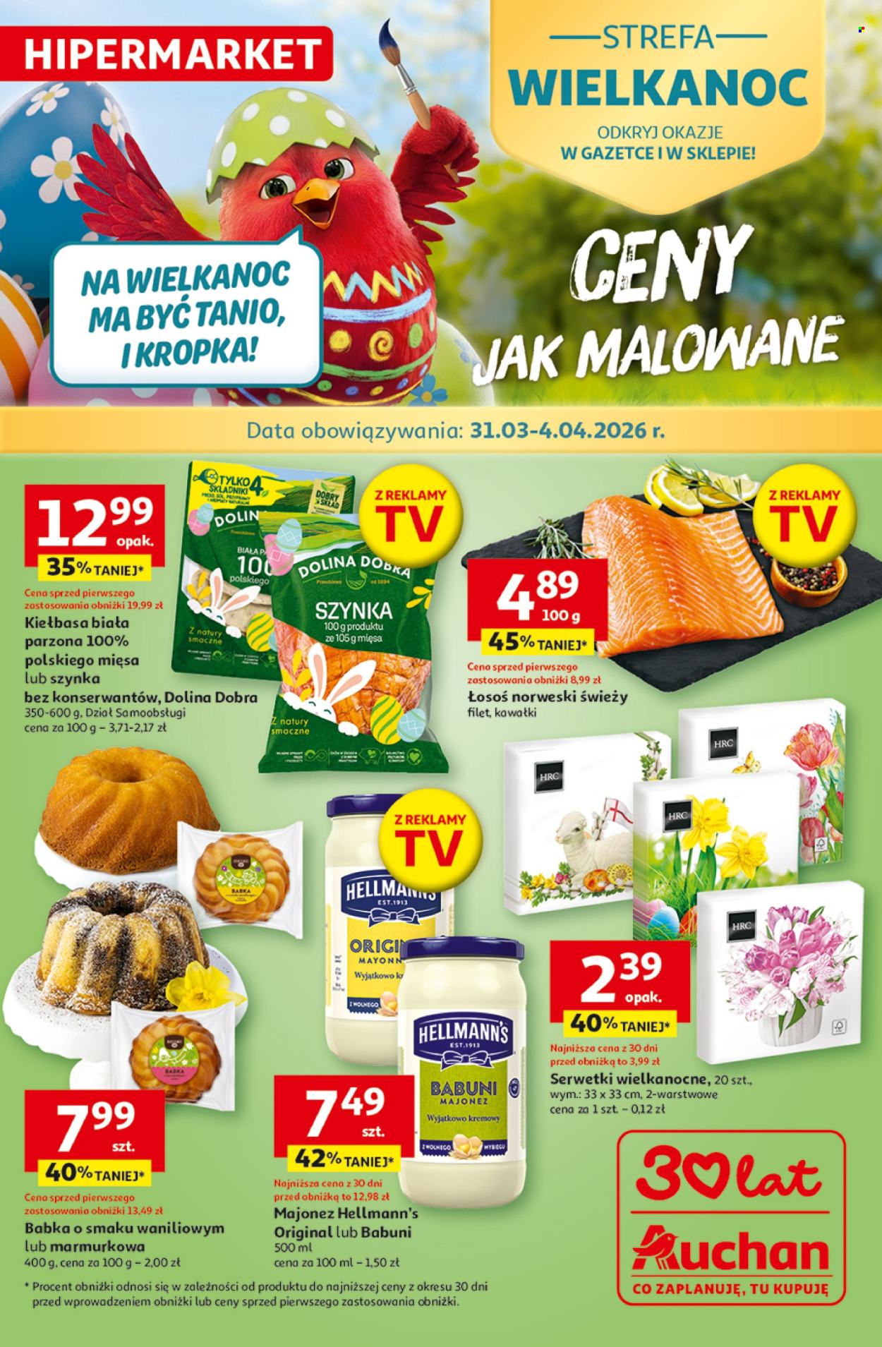 Gazetka Auchan - 31.03.2026 - 4.04.2026. Strona 1