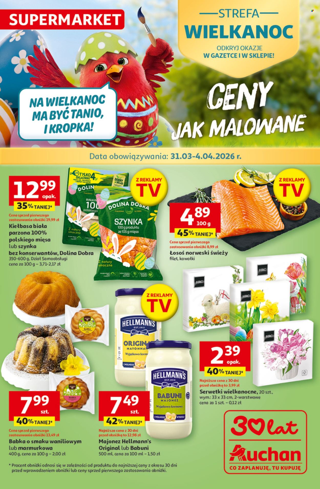 Gazetka Auchan - 31.03.2026 - 4.04.2026. Strona 1