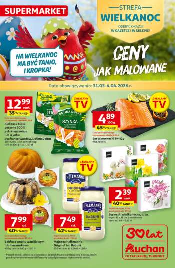 Gazetka Auchan - 31.03.2026 - 4.04.2026.