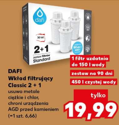 DAFI Wkład filtrujący Classic 2 + 1