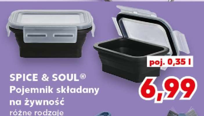 SPICE & SOUL® Pojemnik składany na żywność