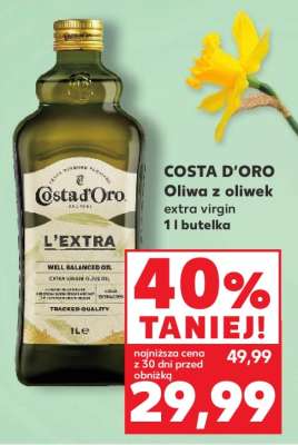 COSTA D'ORO Oliwa z oliwek extra virgin 1 l butelka