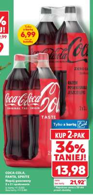 COCA-COLA, FANTA, SPRITE Napój gazowany