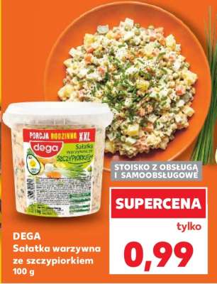 DEGA Sałatka warzywna ze szczypiorkiem 100 g