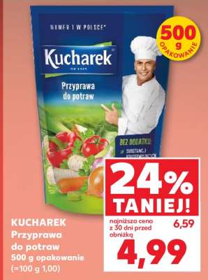 KUCHAREK Przyprawa do potraw 500 g opakowanie