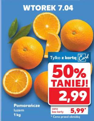 Pomarańcze, luzem 1 kg