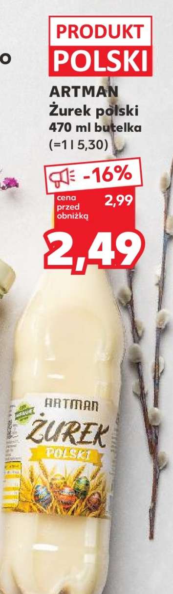 ARTMAN Żurek polski 470 ml butelka