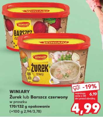 WINIARY Żurek lub Barszcz czerwony