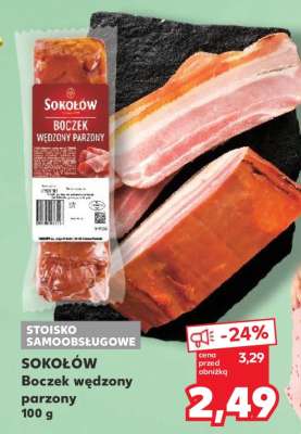 SOKOŁÓW Boczek wędzony parzony