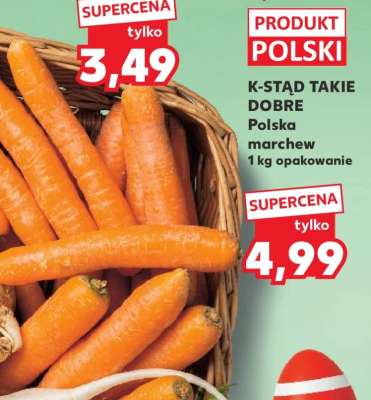 K-STĄD TAKIE DOBRE Polska marchew 1 kg opakowanie