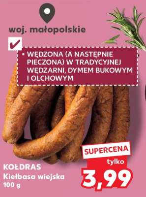 KOŁDRAS Kiełbasa wiejska 100 g