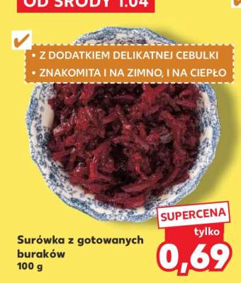 Surówka z gotowanych buraków