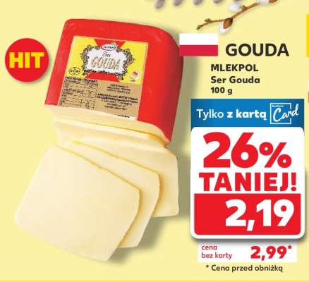 MLEKPOL Ser Gouda 100 g
