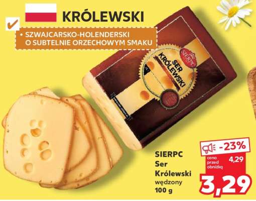 SIERPC Ser Królewski wędzony 100 g