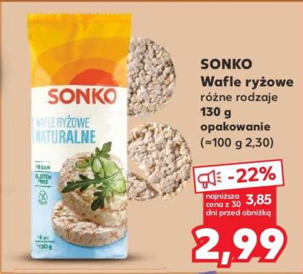 SONKO Wafle ryżowe