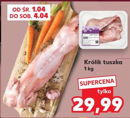 Królik tuszka 1 kg