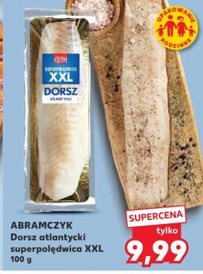 ABRAMCZYK Dorsz atlantycki superpolędwica XXL
