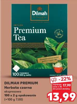 DILMAH PREMIUM Herbata czarna ekspresowa