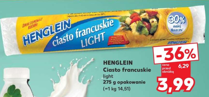 Ciasto francuskie light