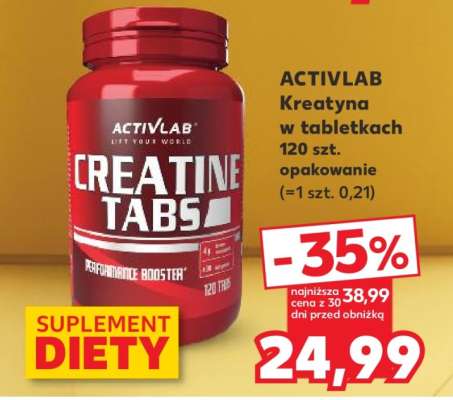 ACTIVLAB Kreatyna w tabletkach 120 szt. opakowanie