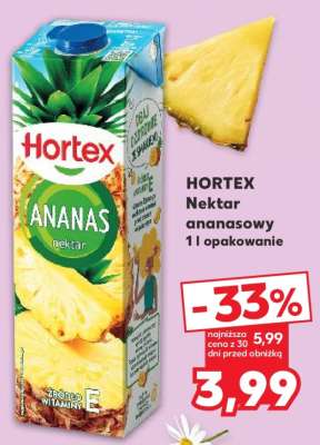 HORTEX Nektar ananasowy 1 l opakowanie