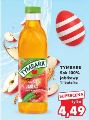 TYMBARK Sok 100% jabłkowy 1 l butelka