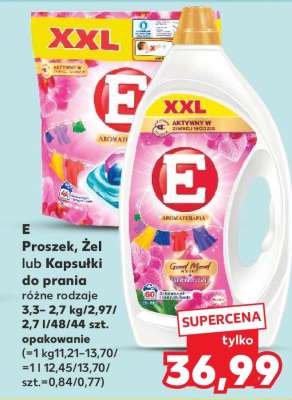 E Proszek, Żel lub Kapsułki do prania