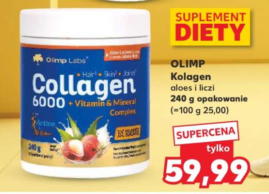 OLIMP Kolagen aloes i liczi 240 g opakowanie