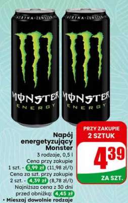 Napój energetyzujący Monster