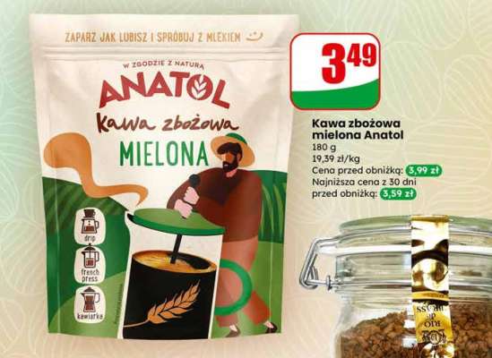 Kawa zbożowa mielona Anatol