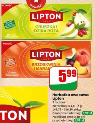 Herbatka owocowa Lipton