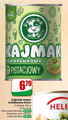 Kajmak masa krówkowa Orico