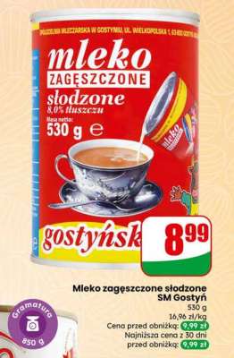 Mleko zagęszczone słodzone SM Gostyń