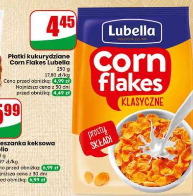 Płatki kukurydziane Corn Flakes Lubella
