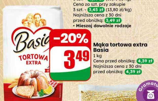 Mąka Tortowa Extra Basia