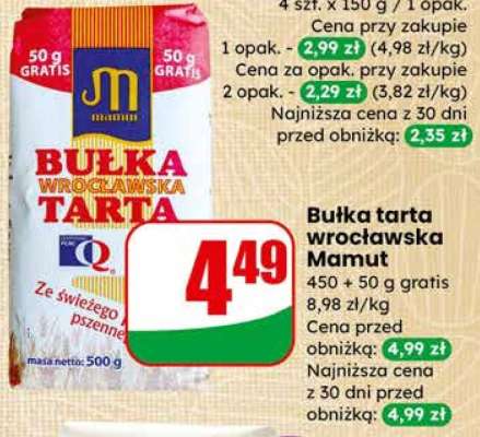 Bułka tarta Wrocławska Mamut