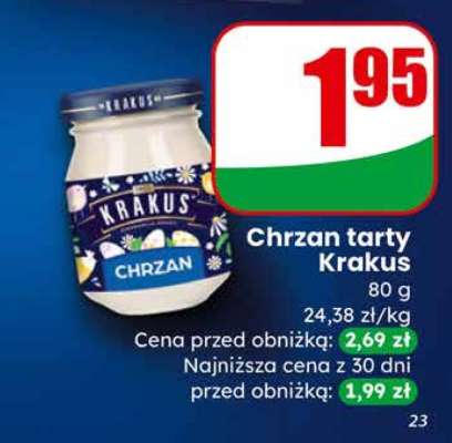 Chrzan tarty Krakus