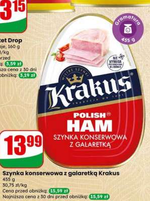 Szynka konserwowa z galaretką Krakus