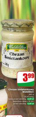 Chrzan śmietankowy WaldiBen