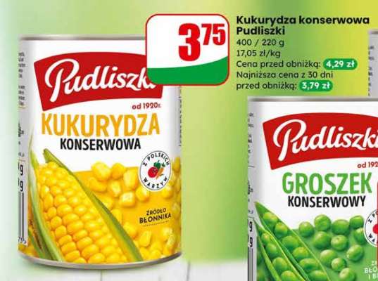 Kukurydza konserwowa Pudliszki