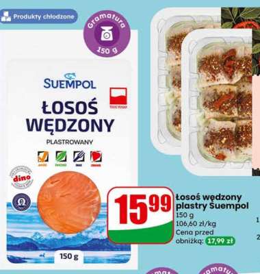 Łosoś wędzony plastry Suempol