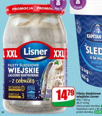 Filety śledziowe wiejskie Lisner